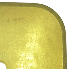 vidaXL Basin Glass 42x42x14 cm Gold 5