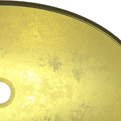 vidaXL Basin Tempered Glass 54.5x35x15.5 cm Gold 6