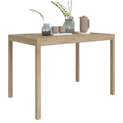 vidaXL Dining Table 110x70x75 cm Solid Wood Acacia 3