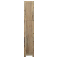 3-Tier Bookcase 80x30x80 cm Solid Wood Acacia 170 cm