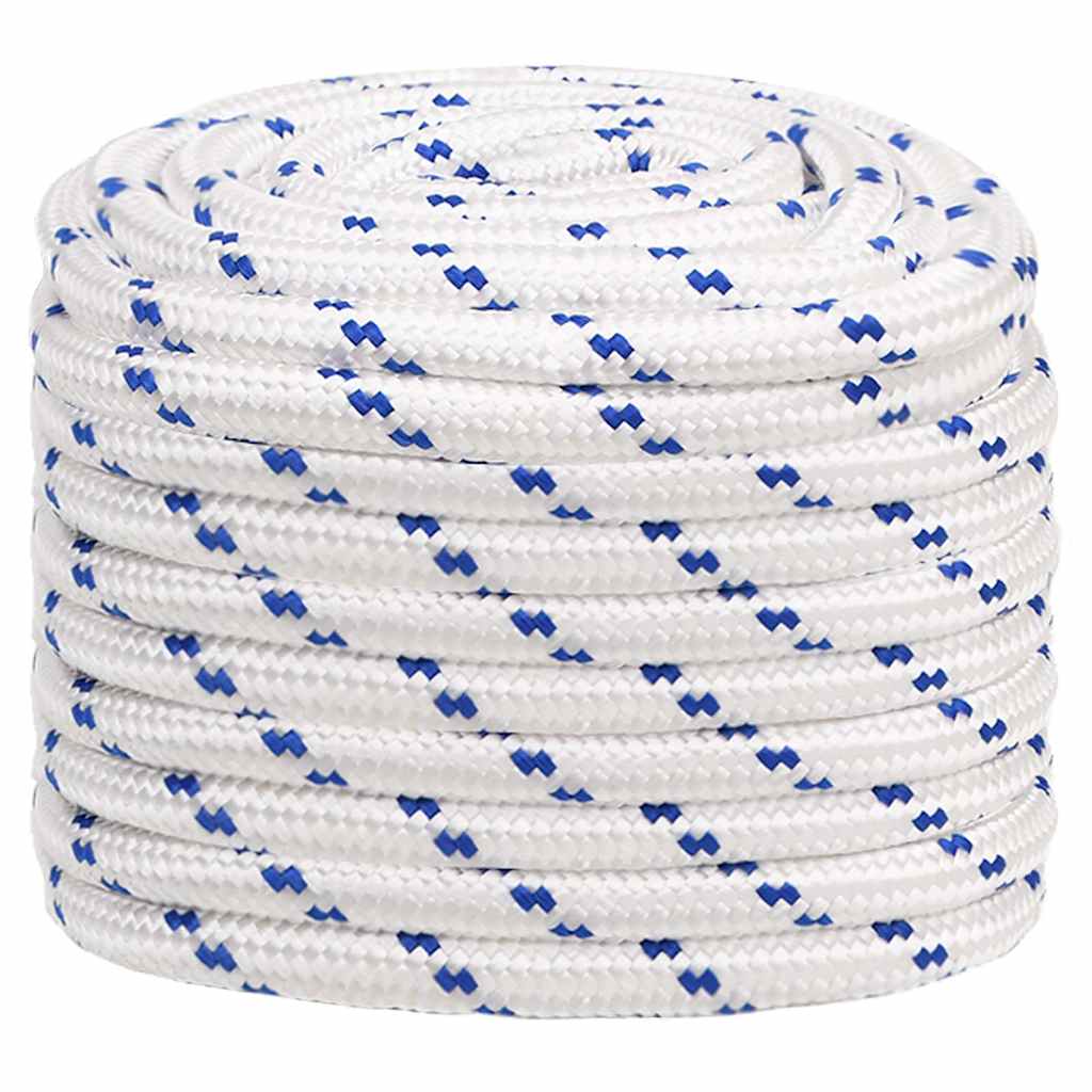 vidaXL Boat Rope White 20 mm 25 m Polypropylene 2