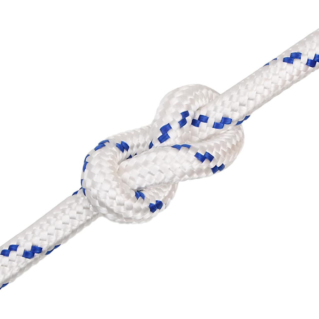 vidaXL Boat Rope White 20 mm 25 m Polypropylene 5