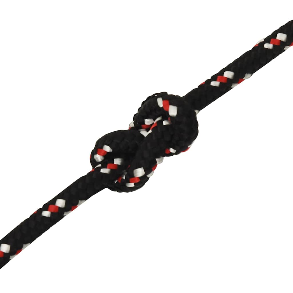 vidaXL Boat Rope Black 14 mm 100 m Polypropylene 5