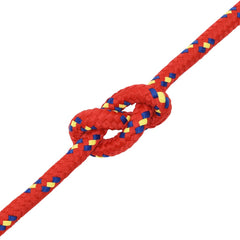 vidaXL Boat Rope Red 12 mm 100 m Polypropylene 5