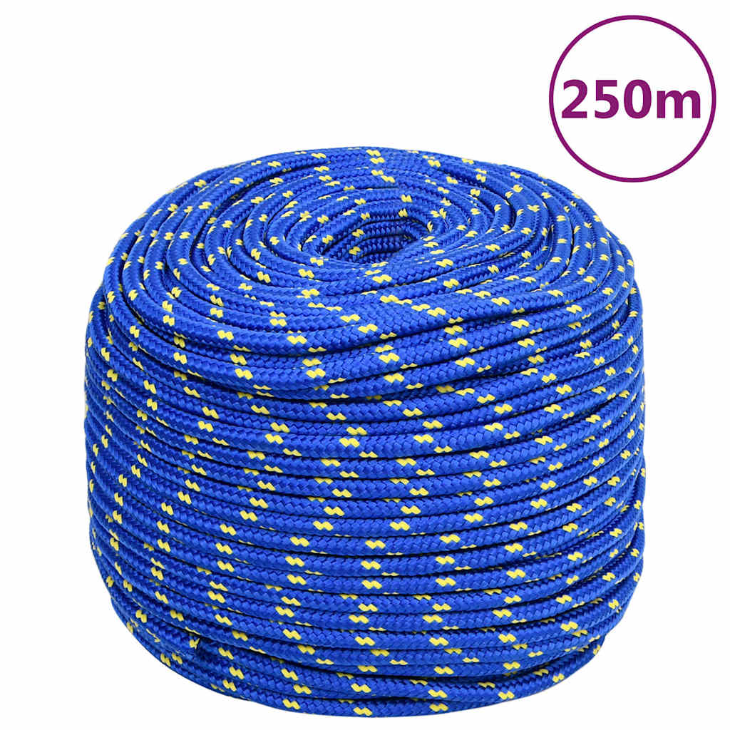 vidaXL Boat Rope Blue 6 mm 250 m Polypropylene 1