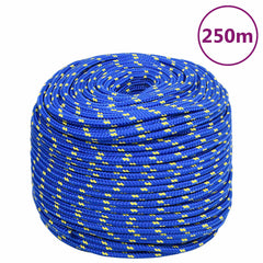 vidaXL Boat Rope Blue 8 mm 250 m Polypropylene 1