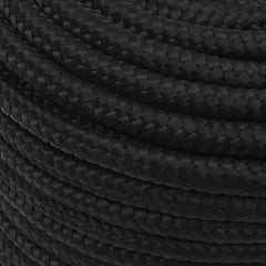 vidaXL Boat Rope Full Black 12 mm 100 m Polypropylene 4