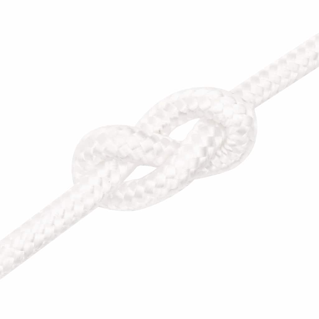 vidaXL Boat Rope Full White 12 mm 100 m Polypropylene 5