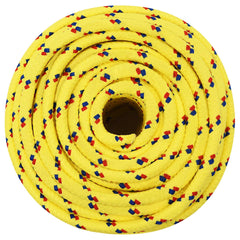 vidaXL Boat Rope Yellow 12 mm 100 m Polypropylene 3