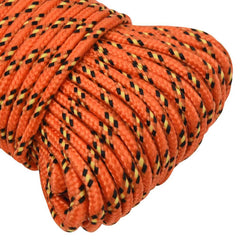 vidaXL Boat Rope Orange 5 mm 500 m Polypropylene 4