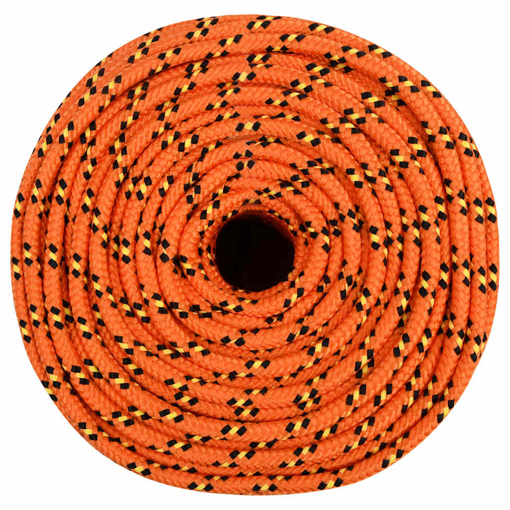 vidaXL Boat Rope Orange 6 mm 250 m Polypropylene 3