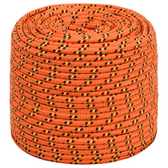 vidaXL Boat Rope Orange 10 mm 250 m Polypropylene 2