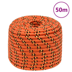 vidaXL Boat Rope Orange 14 mm 50 m Polypropylene 1