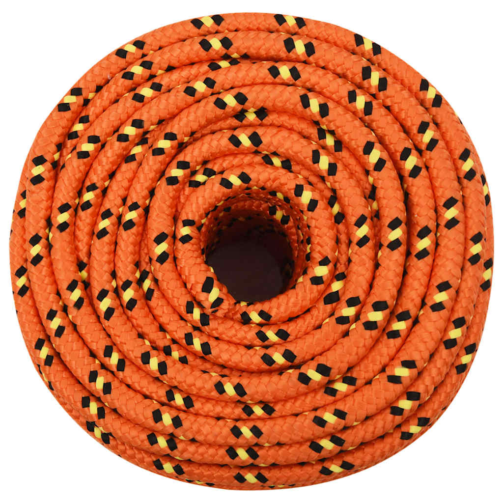 vidaXL Boat Rope Orange 14 mm 50 m Polypropylene 3
