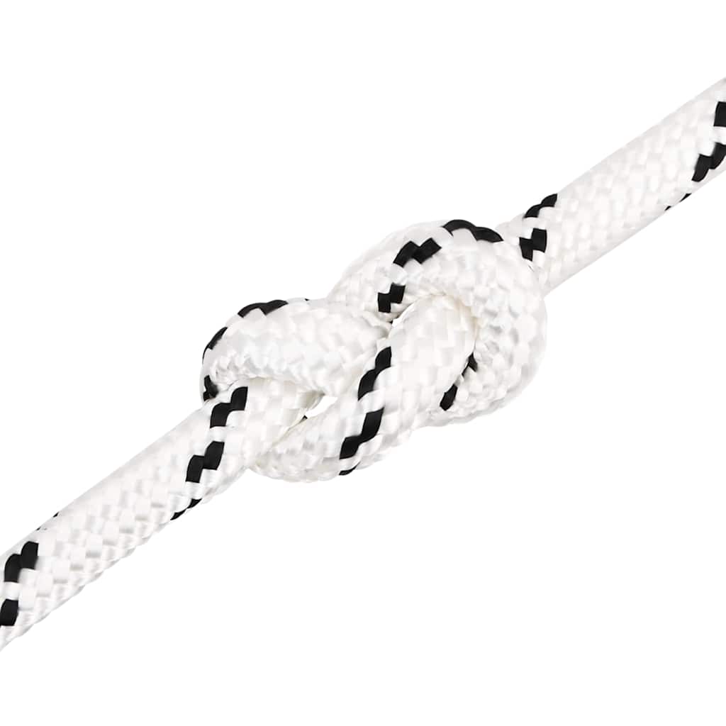 vidaXL Work Rope White 20 mm 25 m Polyester 5