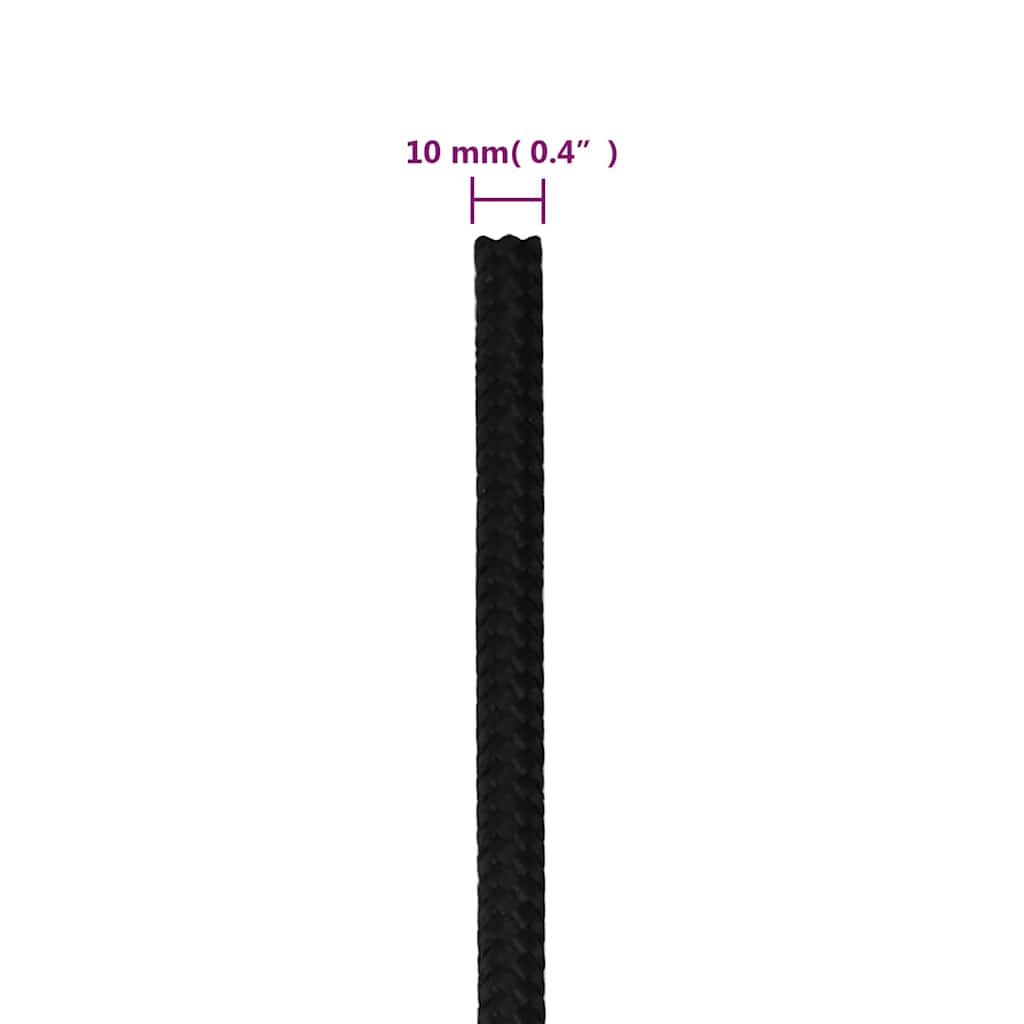 Work Rope Polyester Black