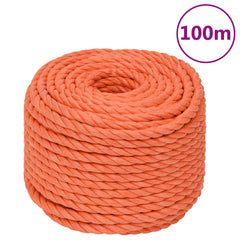 Work Rope Polypropylene Orange