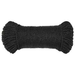 vidaXL Work Rope Black 6 mm 500 m Polypropylene 3