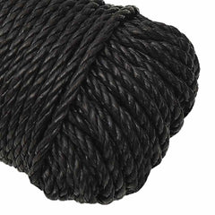 vidaXL Work Rope Black 6 mm 500 m Polypropylene 4