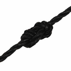 vidaXL Work Rope Black 6 mm 500 m Polypropylene 5