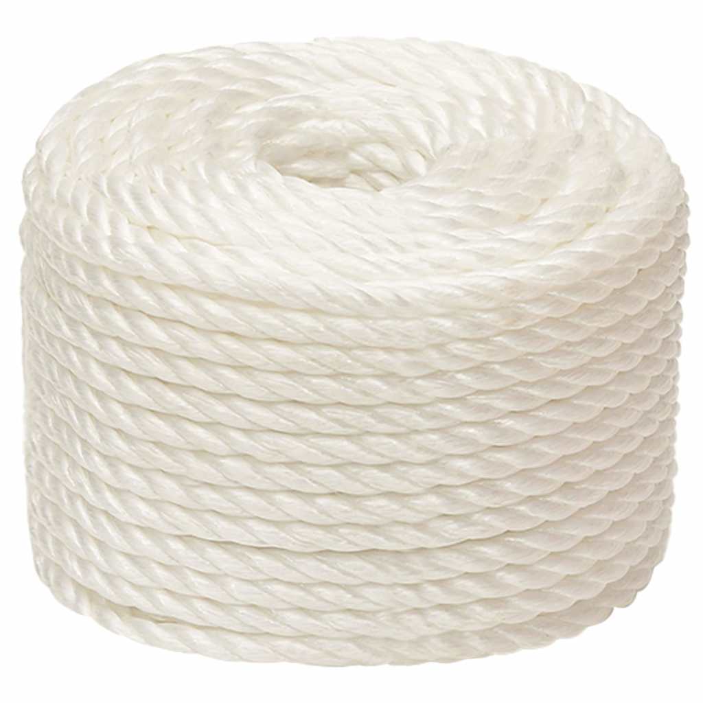 vidaXL Work Rope White 16 mm 50 m Polypropylene 2