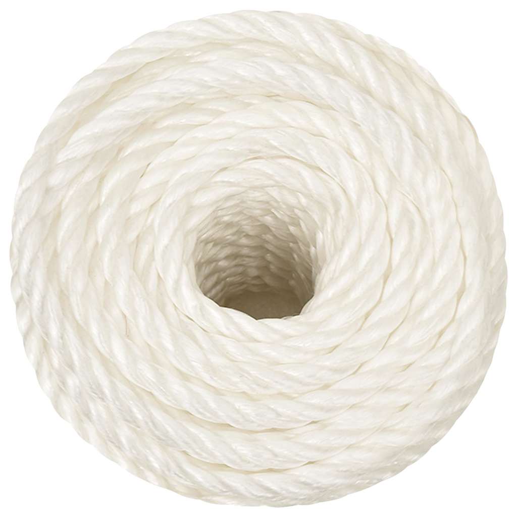 vidaXL Work Rope White 16 mm 50 m Polypropylene 3