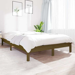 vidaXL Bed Frame without Mattress Solid Wood Pine Length 190 cm
