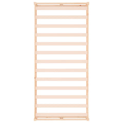 vidaXL Bed Frame | Natural wood | Solid Pine Wood, Plywood Slats | Single 6
