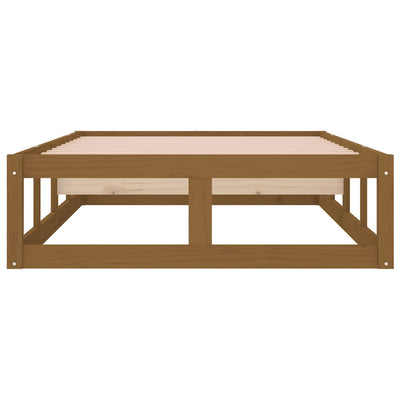 Bed Frame Honey Brown 90x200 cm Solid Wood