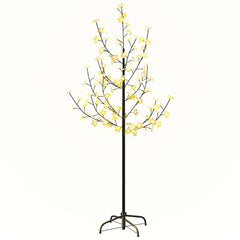 345130 vidaXL Cherry Blossom LED Tree Warm White 84 LEDs 120 cm 2