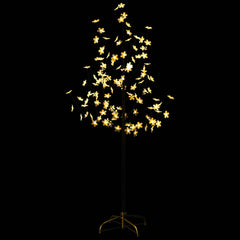 345130 vidaXL Cherry Blossom LED Tree Warm White 84 LEDs 120 cm 3