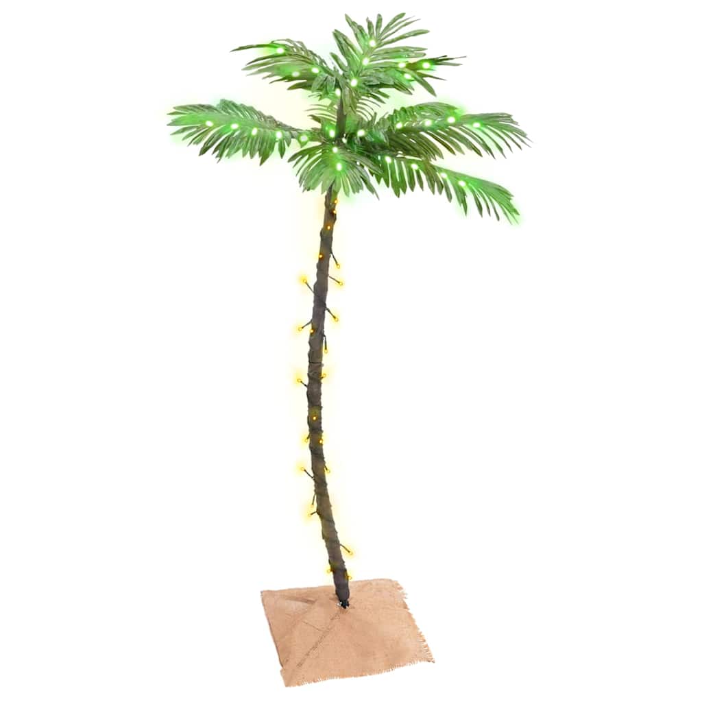 vidaXL LED Palm Tree Warm White 72 LEDs 120 cm 1