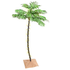 vidaXL LED Palm Tree Warm White 88 LEDs 150 cm 1