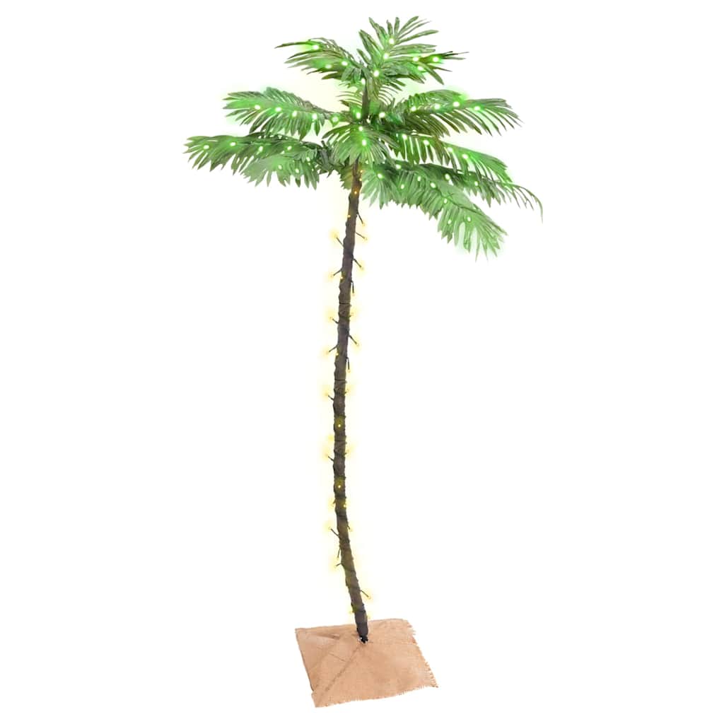 vidaXL LED Palm Tree Warm White 96 LEDs 180 cm 1