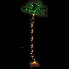 vidaXL LED Palm Tree Warm White 192 LEDs 300 cm 3