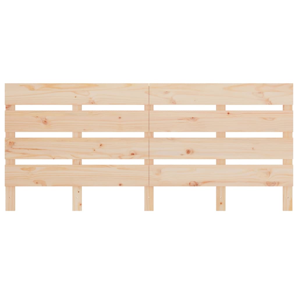 vidaXL Headboard 120x3x80 cm Solid Wood Pine 4