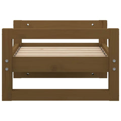 vidaXL Dog Bed Honey Brown 55.5x45.5x28 cm Solid Pine Wood 6