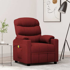 Massage Chair Fabric Wine red