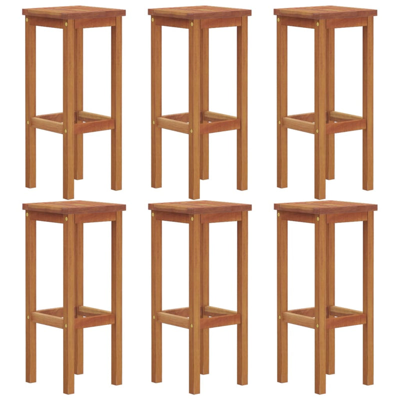 7 Piece Garden Bar Set Solid Wood Acacia