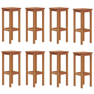 9 Piece Garden Bar Set Solid Wood Acacia