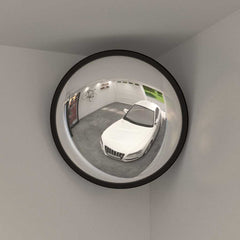 vidaXL Indoor Convex Traffic Mirror Black Ø40 cm Acrylic 1