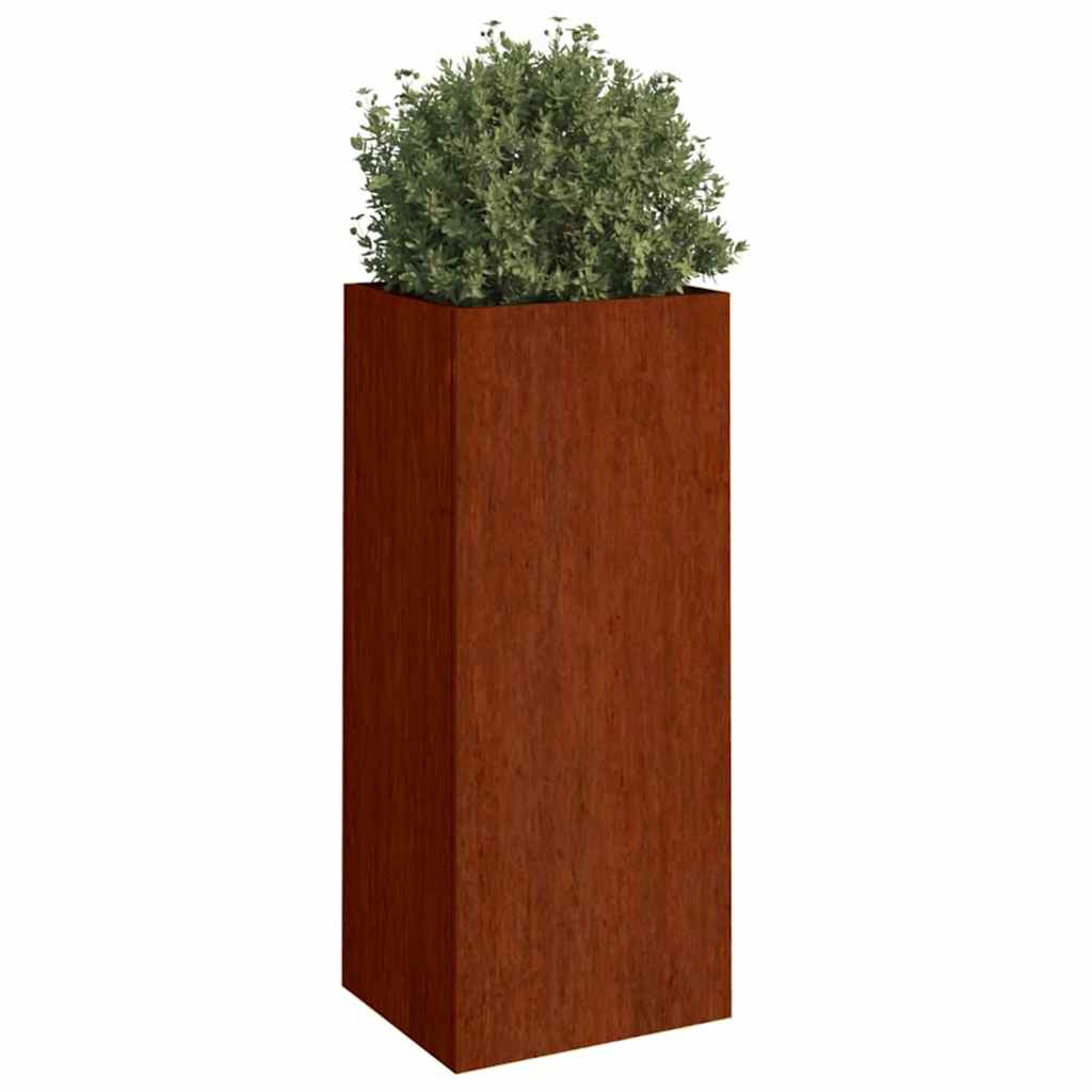 vidaXL Planter 32x29x75 cm Corten Steel 3