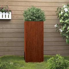 vidaXL Planter 32x29x75 cm Corten Steel 1