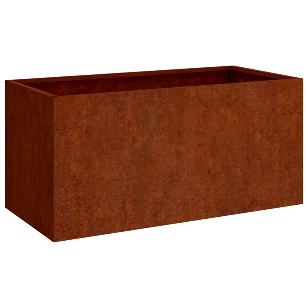 vidaXL Planter 62x40x39 cm Corten Steel 2
