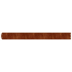 Lawn Edgings Cold-rolled Steel 50 pcs Weathering steel 10 x 103 cm