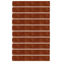 vidaXL Lawn Edgings 10 pcs 15x103 cm Flexible Corten steel 4