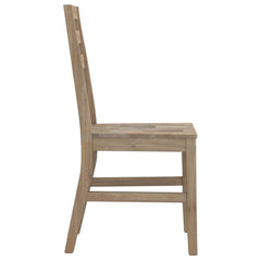 vidaXL Dining Chairs 8 pcs Solid Wood Acacia 5