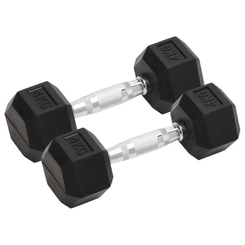 Dumbbells 2 pcs 8 kg Cast Iron