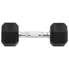 vidaXL Dumbbells 2 pcs 4 kg Total Cast Iron 3