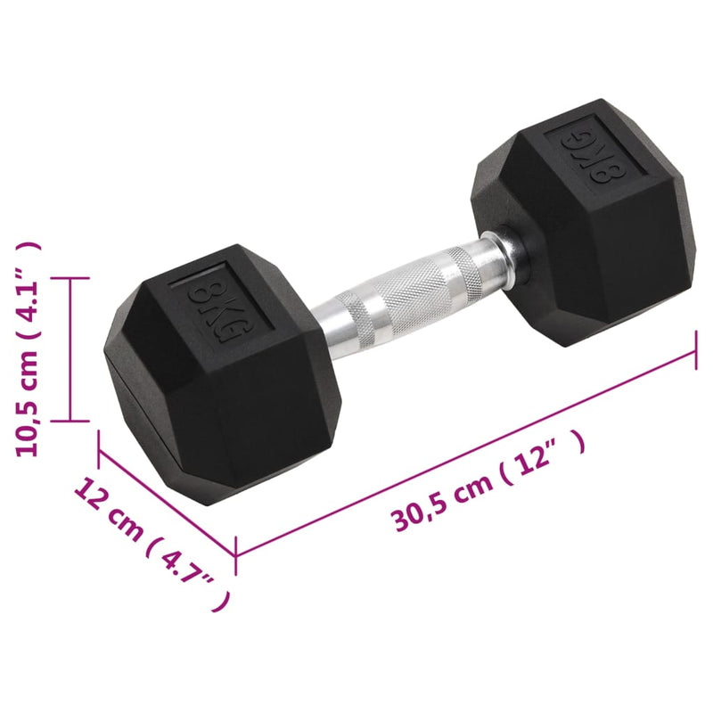 Dumbbells 2 pcs 16 kg Cast Iron